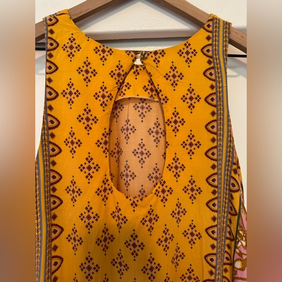 FARM Rio Printed High Neck Mini Dress Large - Picture 4 of 7